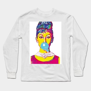 Audrey Hepburn Long Sleeve T-Shirt